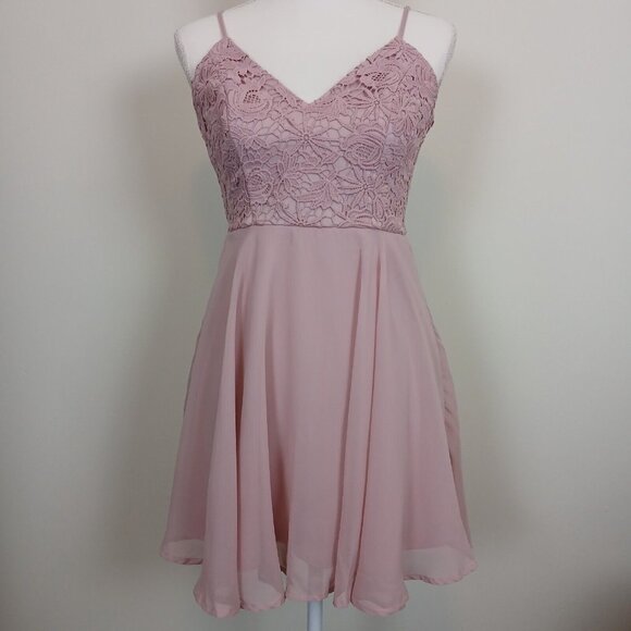 Lulus Dresses & Skirts - Lulus Dress Women‎ Small Lace Fairy Flowy Whimsical Romantic Boho Feminine Party